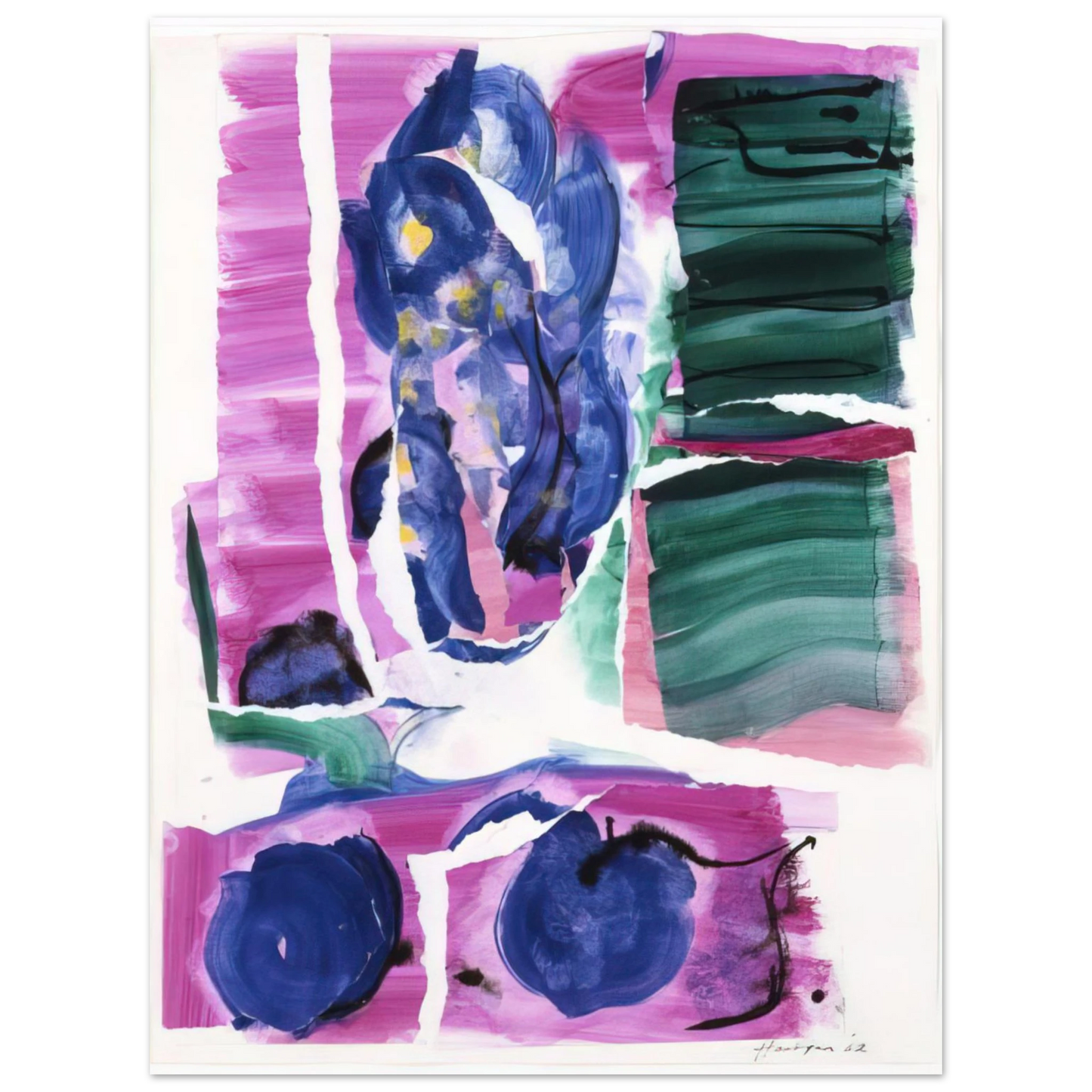 Grace Hartigan - Variations I on Clark's Cove 75x100 cm / 30x40inches Fine Art Poster