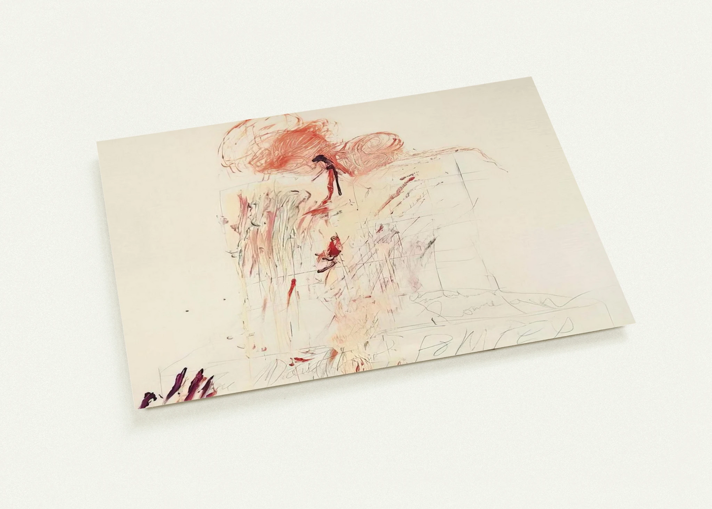 Death of Pompey Rome By Cy Twombly Pack of 10 Post Cards | Cy Twombly Post Cards | A6 (10.5 x 14.8 cm) - 4.1 x 5.8 inches