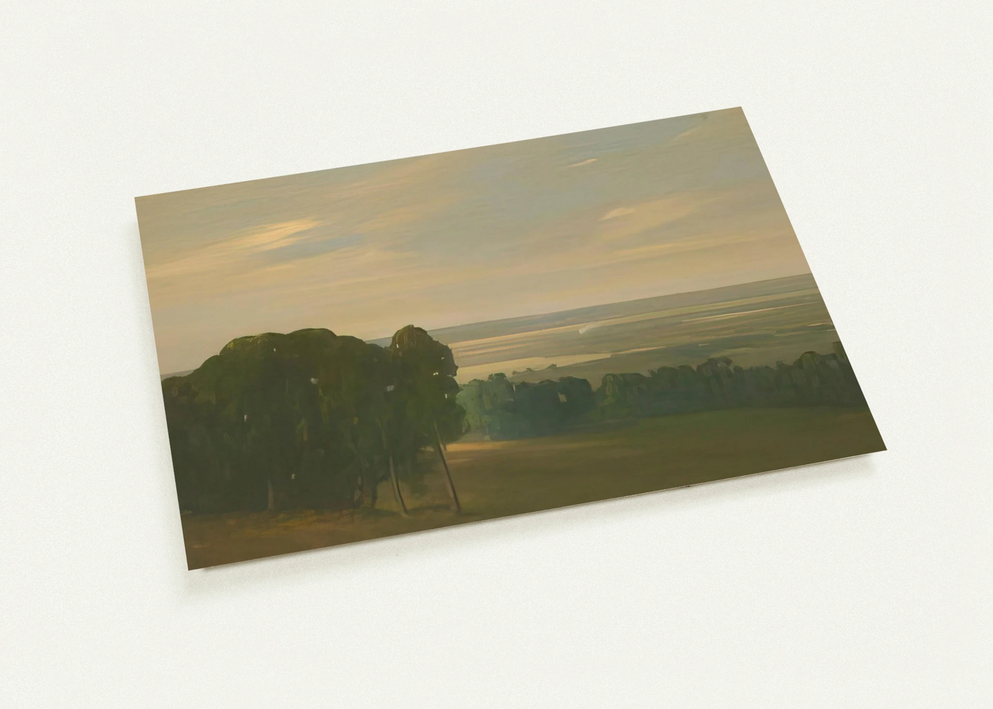 Eucalyptus Grove in a Vast Landscape - Tonalism By Xavier Martinez Pack of 10 Post Cards | Xavier Martinez Post Cards | A6 (10.5 x 14.8 cm) - 4.1 x 5.8 inches