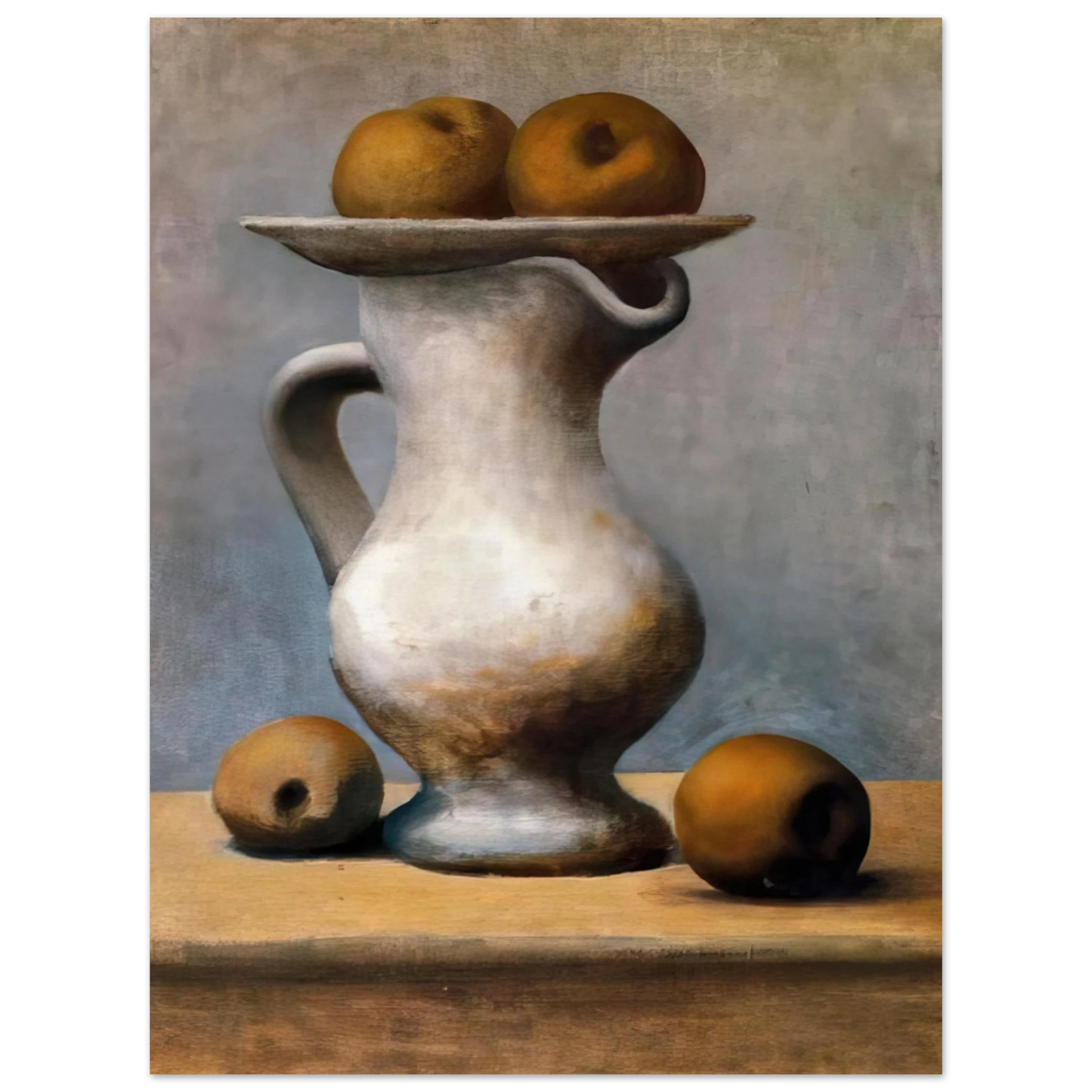 Pablo Picasso - Still life with pitcher and apples 75x100 cm / 30x40inches Fine Art Poster