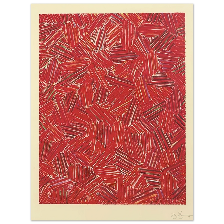 Jasper Johns - CICADA ULAE 219 75x100 cm / 30x40inches Fine Art Poster