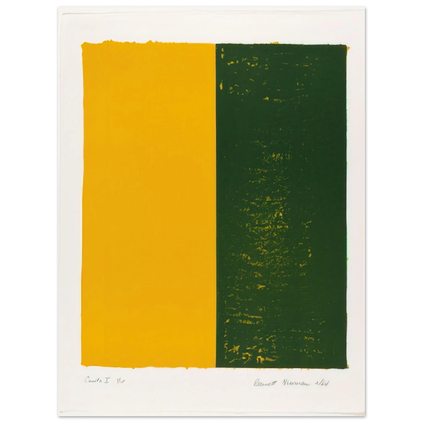 Barnett Newman - Canto X 75x100 cm / 30x40inches Fine Art Poster