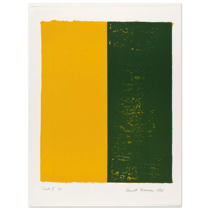 Barnett Newman - Canto X 75x100 cm / 30x40inches Fine Art Poster