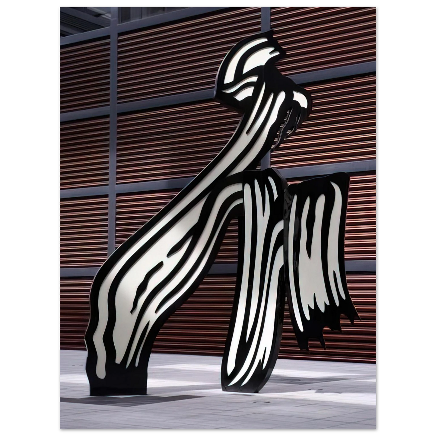 Roy Lichtenstein - BRUSHSTROKE 1996 75x100 cm / 30x40inches Fine Art Poster