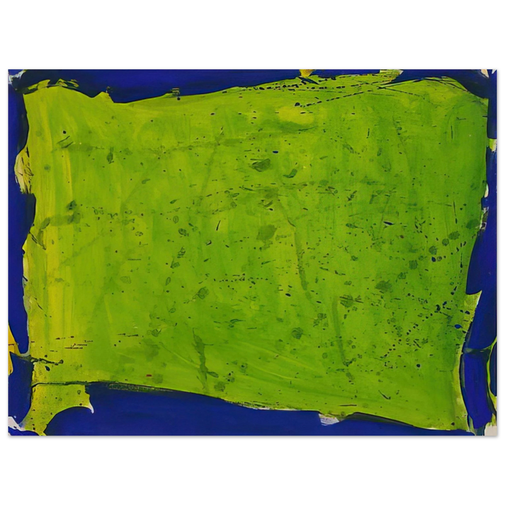 Sam Francis - Untitled Blue-Green 75x100 cm / 30x40inches Fine Art Poster