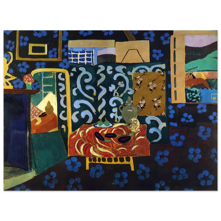 Henri Matisse - STILL LIFE WITH AUBERGINES 1911 75x100 cm / 30x40inches Fine Art Poster