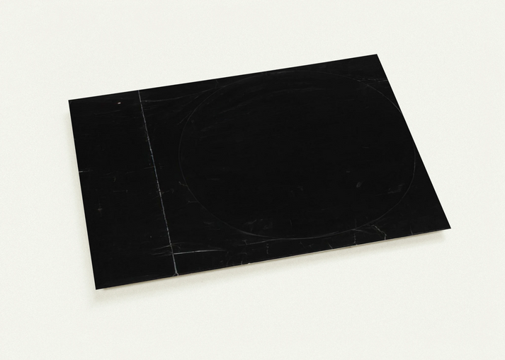Black on Black By Ellsworth Kelly Pack of 10 Post Cards | Ellsworth Kelly Post Cards | A6 (10.5 x 14.8 cm) - 4.1 x 5.8 inches