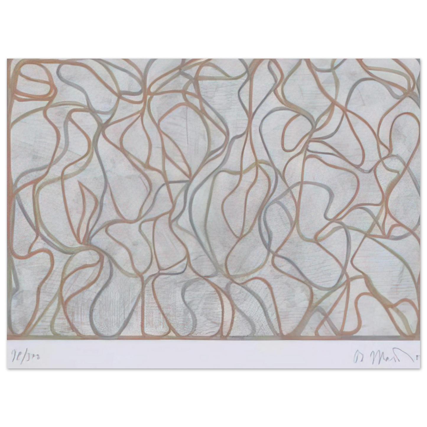 Brice Marden - Distant Muses - 2000 75x100 cm / 30x40inches Fine Art Poster