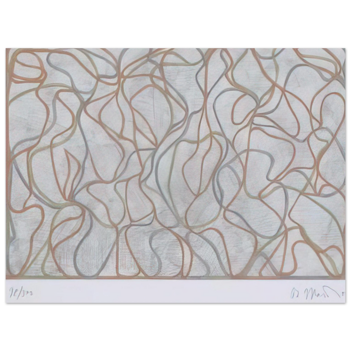 Brice Marden - Distant Muses - 2000 75x100 cm / 30x40inches Fine Art Poster