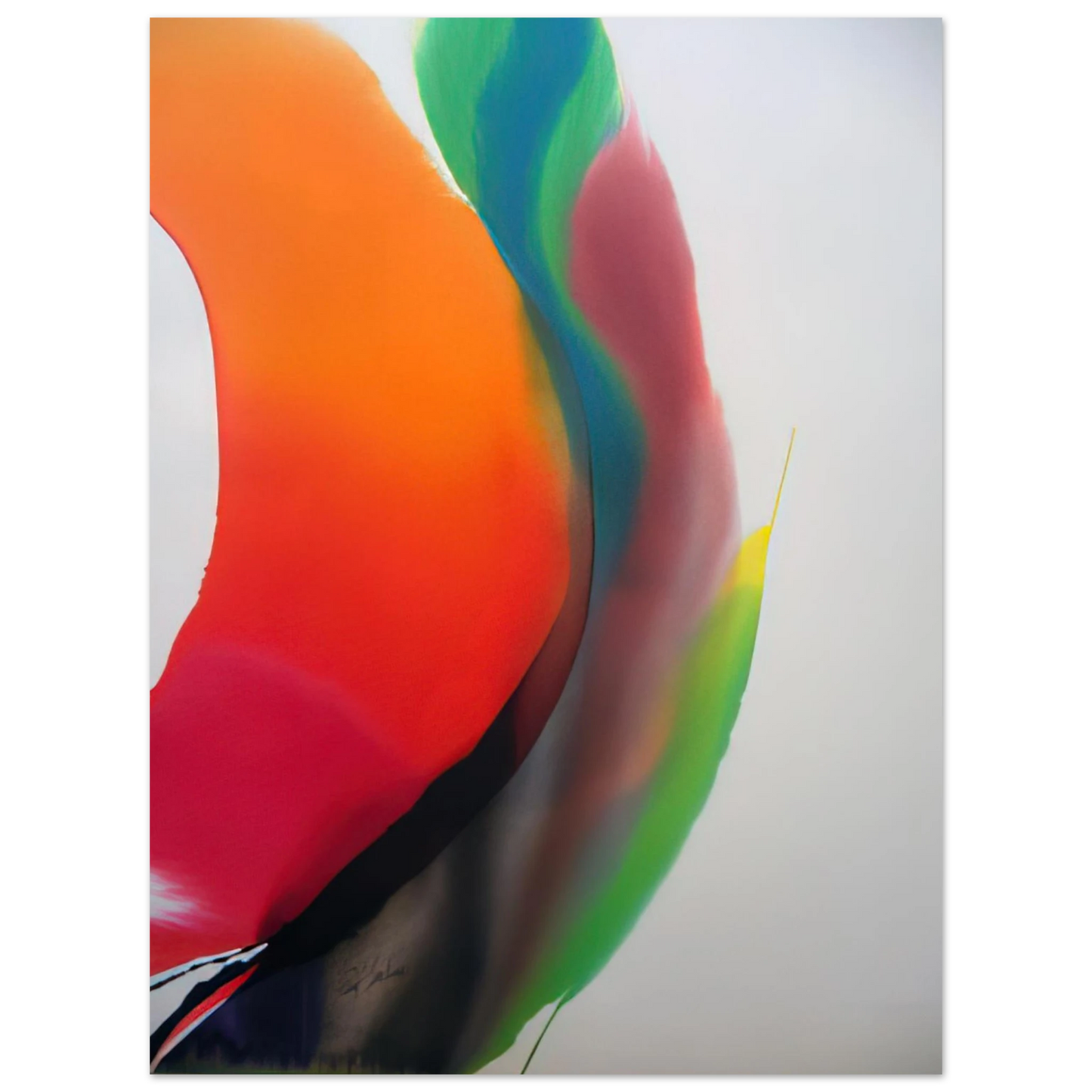 Paul Jenkins - Phenomena Montezuma's Band - 1972 75x100 cm / 30x40inches Fine Art Poster