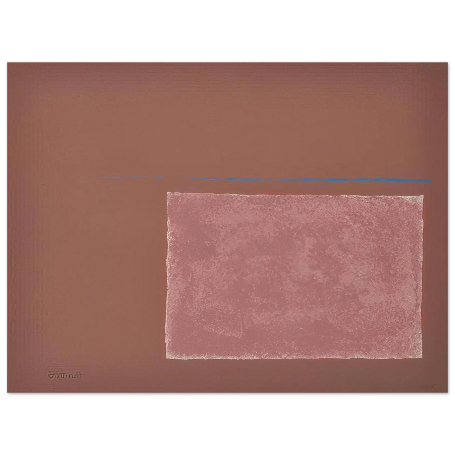 Theodoros Stamos - Spartan Sun Box I - Color Field Painting 75x100 cm / 30x40inches Fine Art Poster