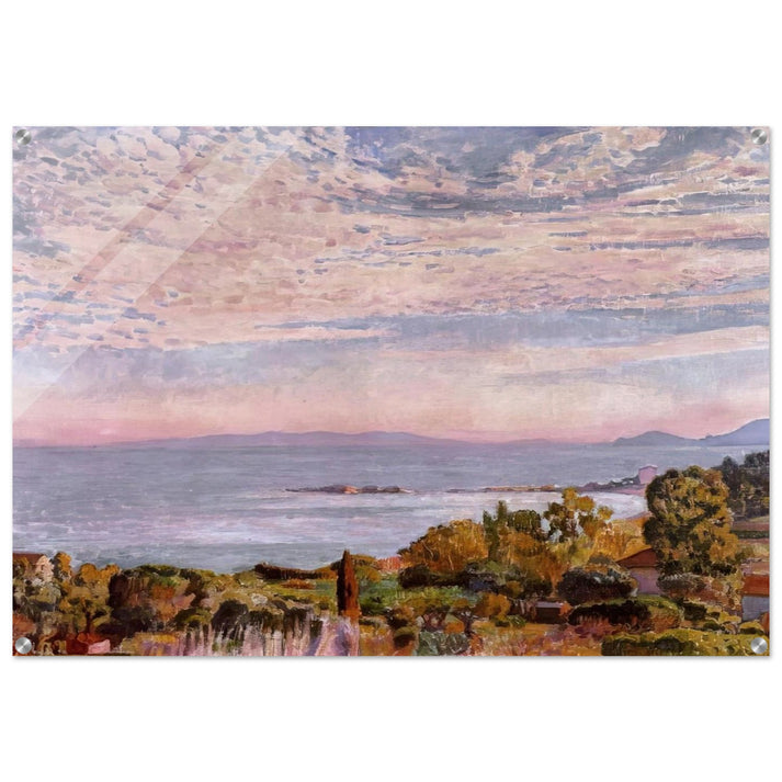 THE BAY OF ST CLAIR 1923 - Theo van Rysselberghe Acrylic Print - 70x100 cm / 28x40″ inches