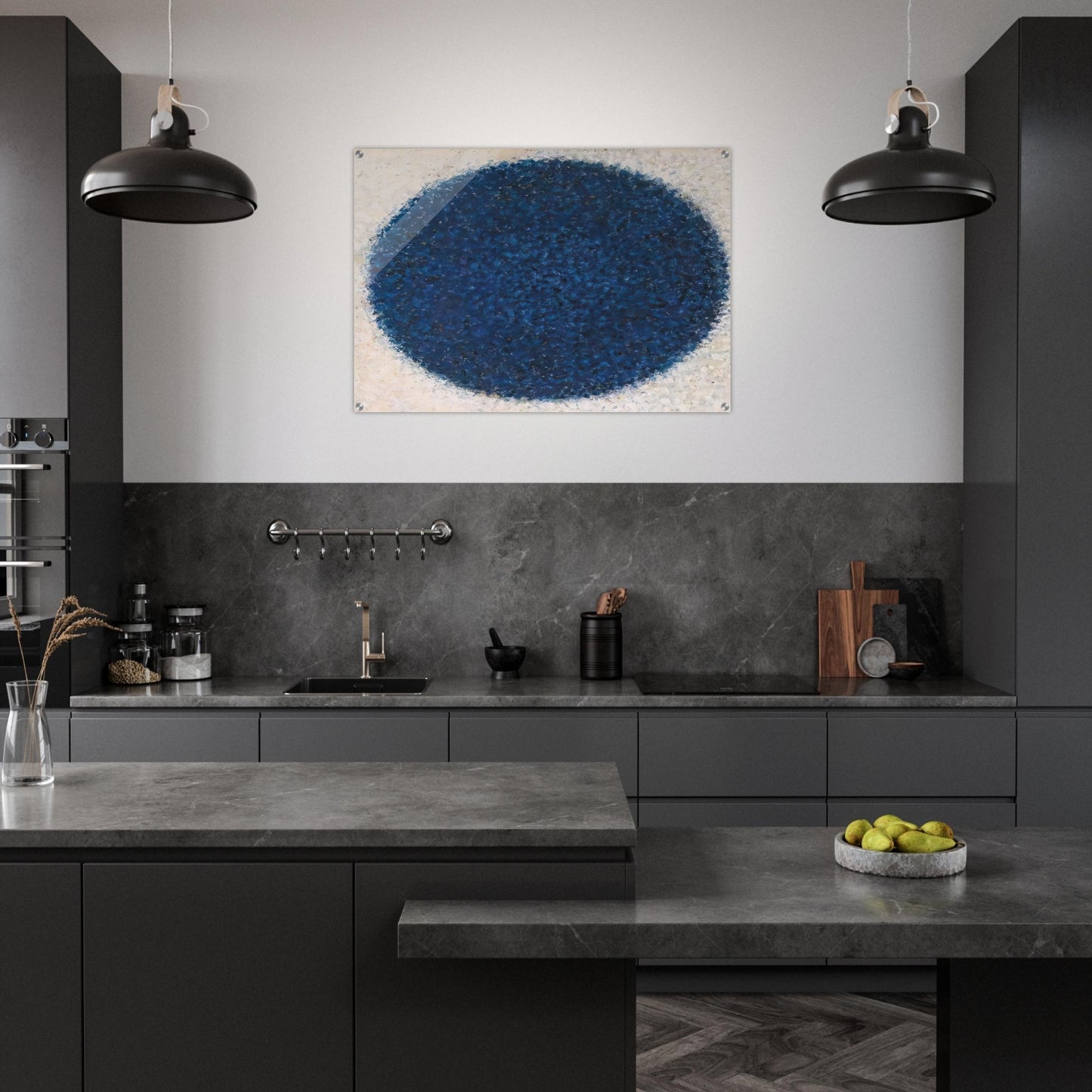 Moon Meditation - 1960 - Richard Pousette-Dart Acrylic Print - 70x100 cm / 28x40″ inches | Richard Pousette-Dart Wall Art | Richard Pousette-Dart Prints