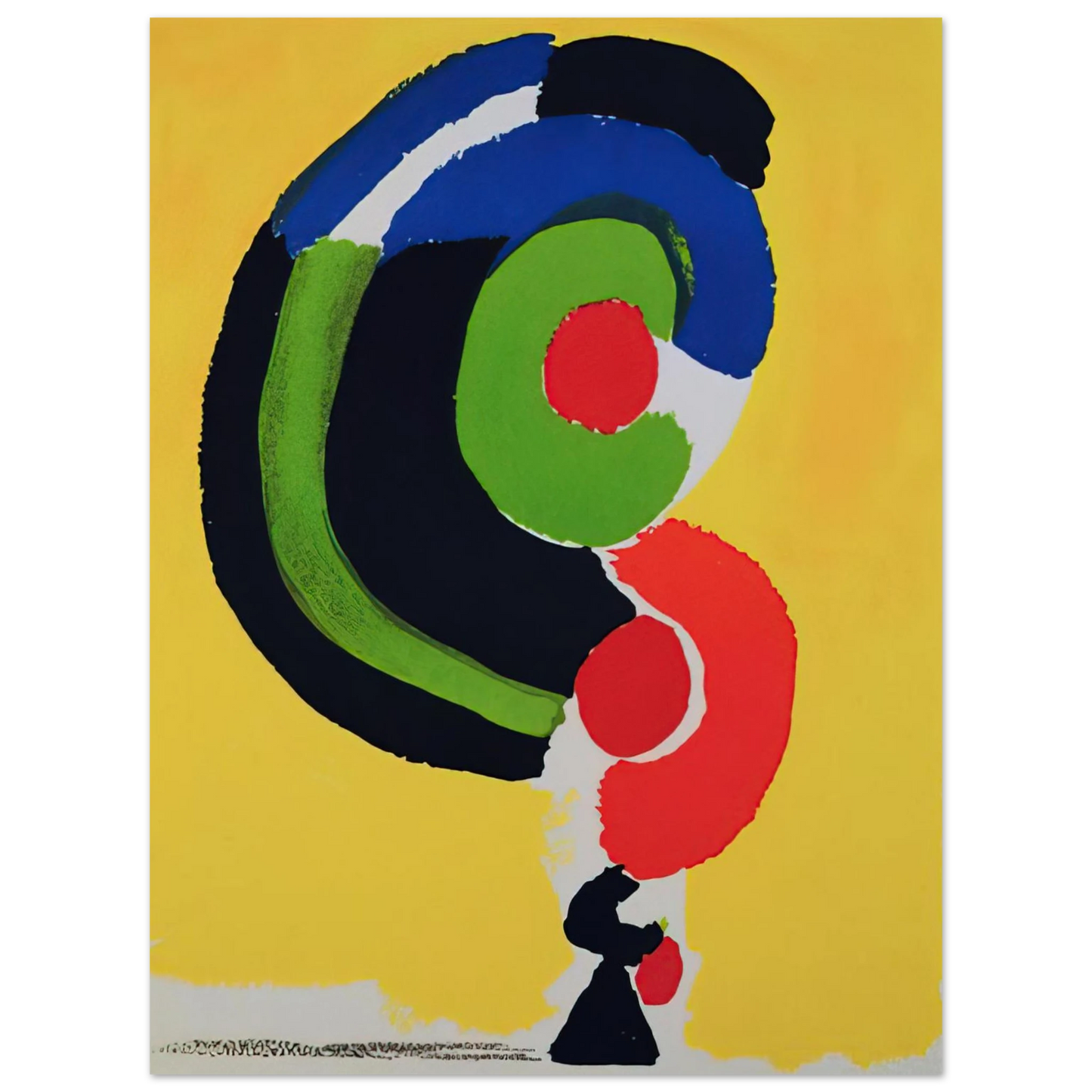 Sonia Delaunay - COMPOSITION FOR XXE SIECLE 75x100 cm / 30x40inches Fine Art Poster