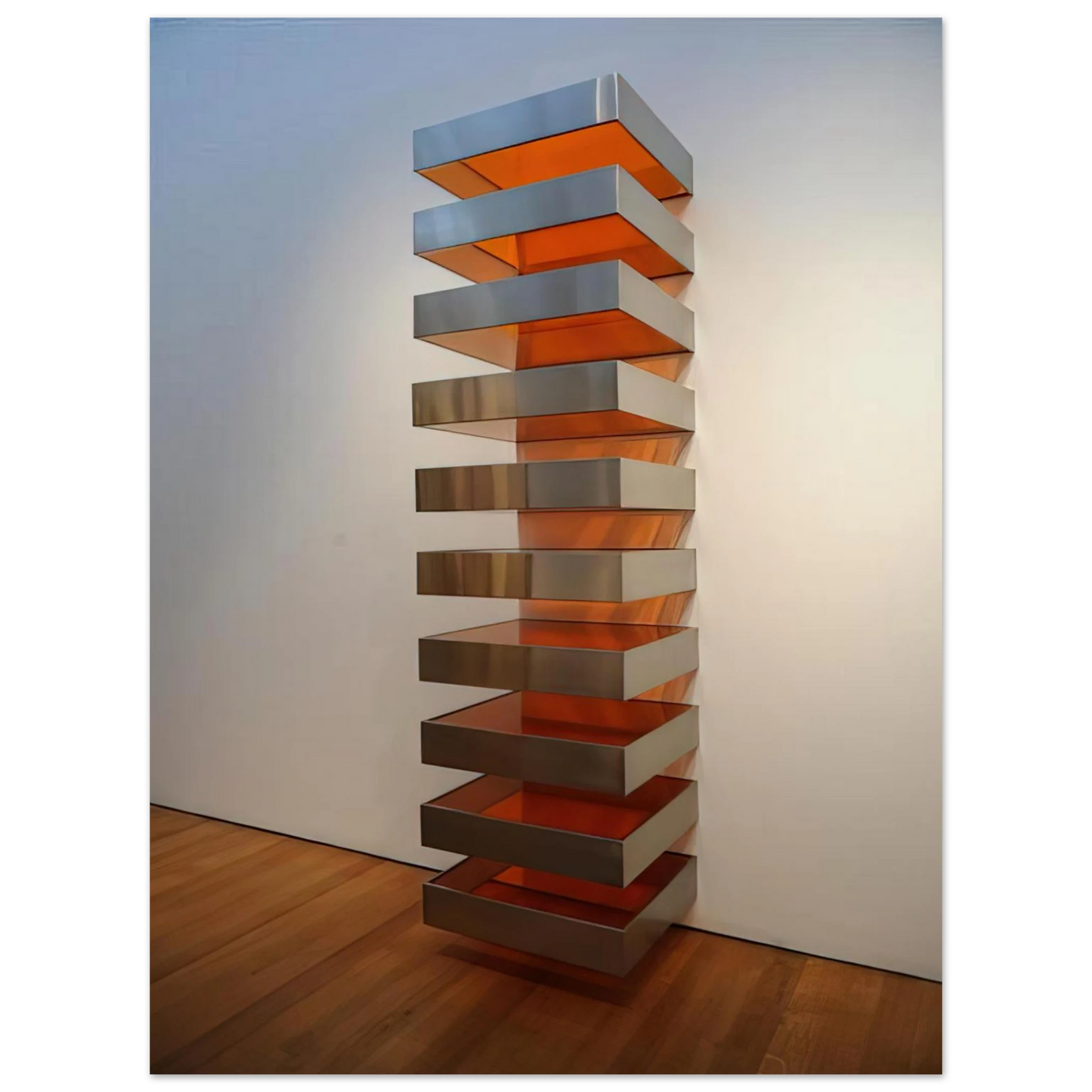 Donald Judd - Untitled DSS 120 - 1968 75x100 cm / 30x40inches Fine Art Poster