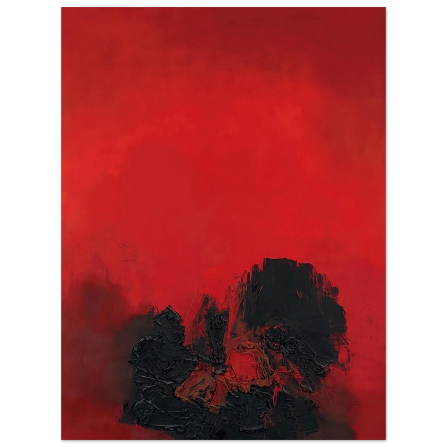 Luis Feito - UNTITLED 1961 75x100 cm / 30x40inches Fine Art Poster