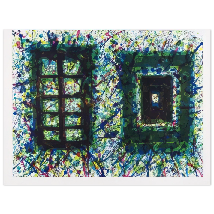 Sam Francis - Concert Hall Set III SF-232 75x100 cm / 30x40inches Fine Art Poster