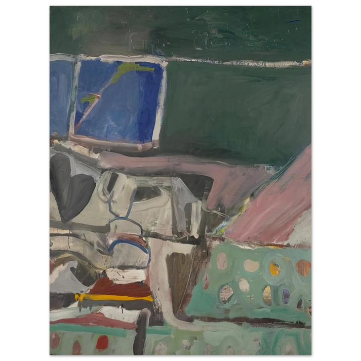 Richard Diebenkorn - Berkeley #58 75x100 cm / 30x40inches Fine Art Poster