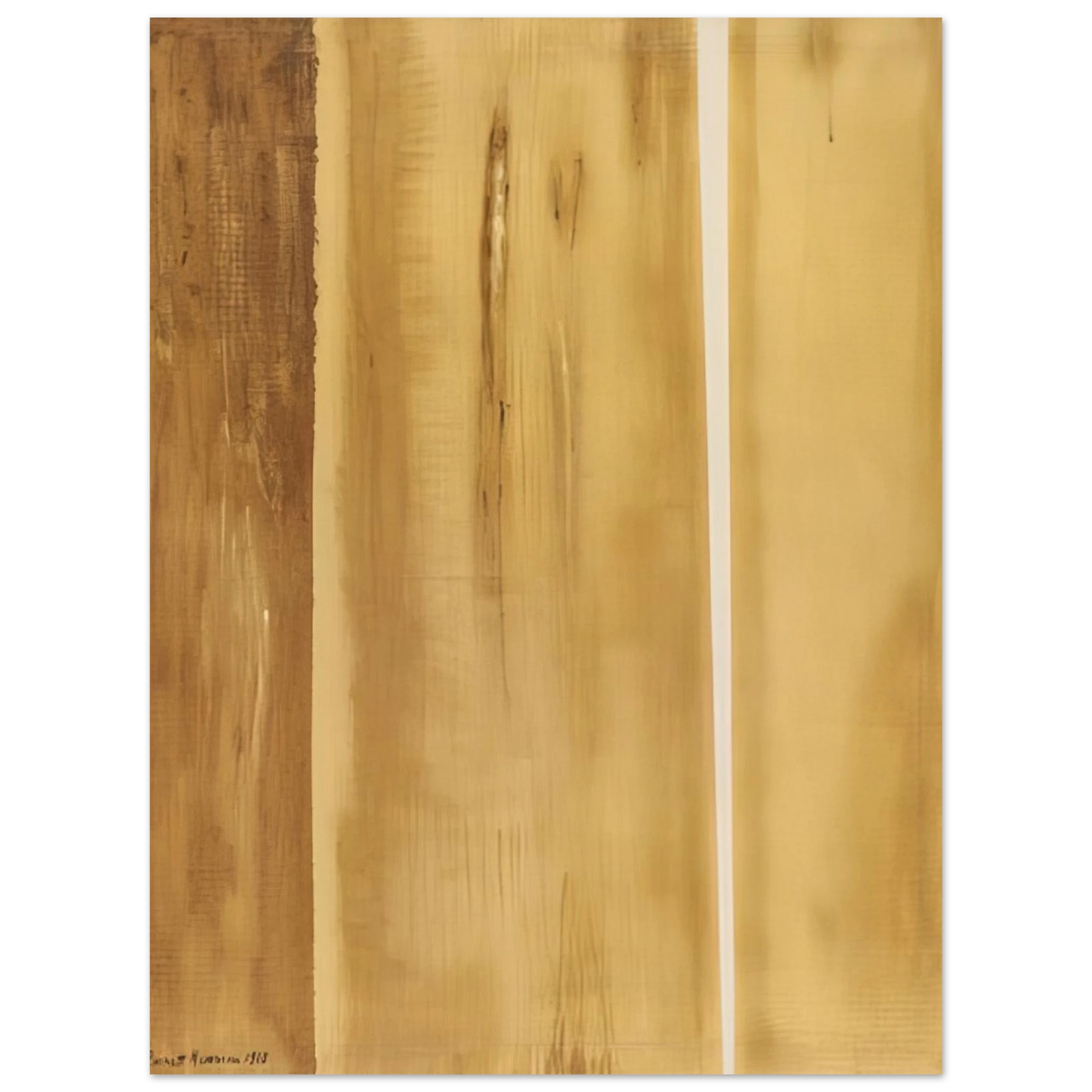 Barnett Newman - Two Edges 75x100 cm / 30x40inches Fine Art Poster