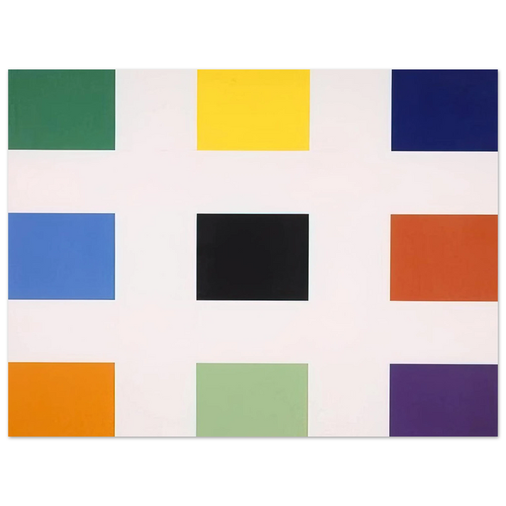 Ellsworth Kelly - Nine Squares 75x100 cm / 30x40inches Fine Art Poster