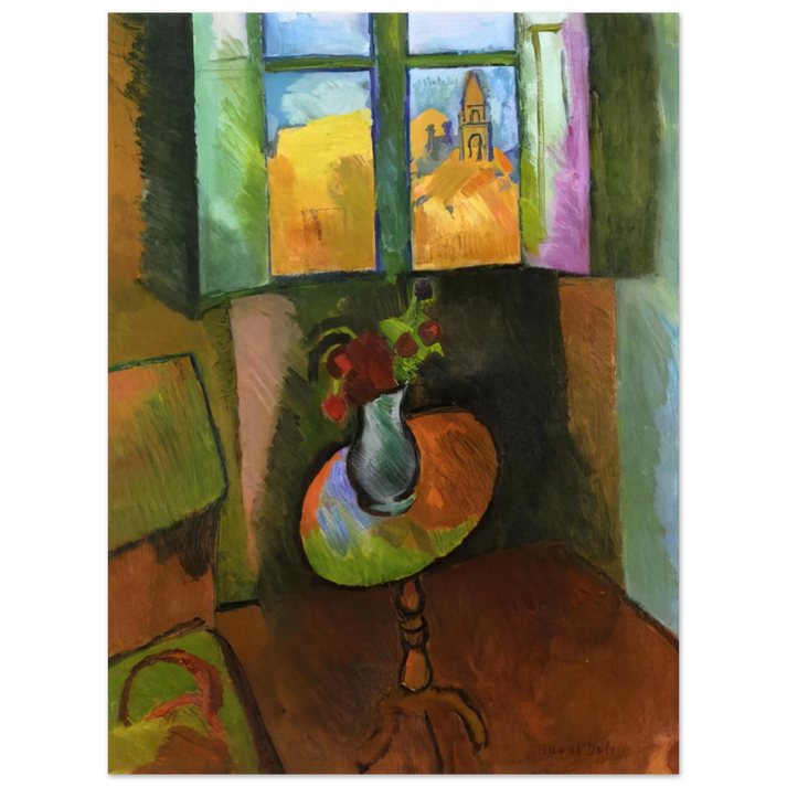 Raoul Dufy - PEDISTAL TABLE RUE SEGUIER 1909 75x100 cm / 30x40inches Fine Art Poster