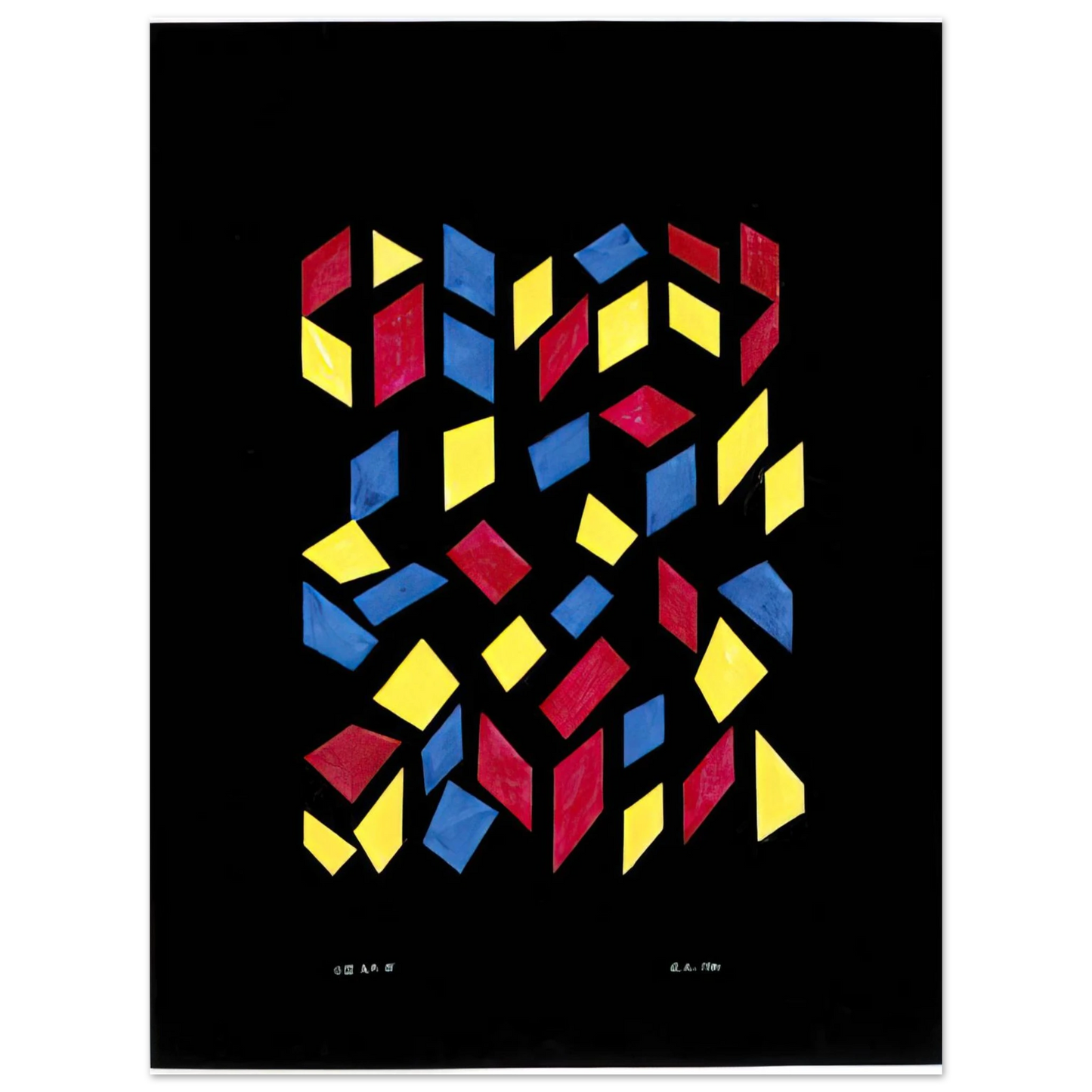 Anni Albers - ORCHESTRA III 1980 75x100 cm / 30x40inches Fine Art Poster