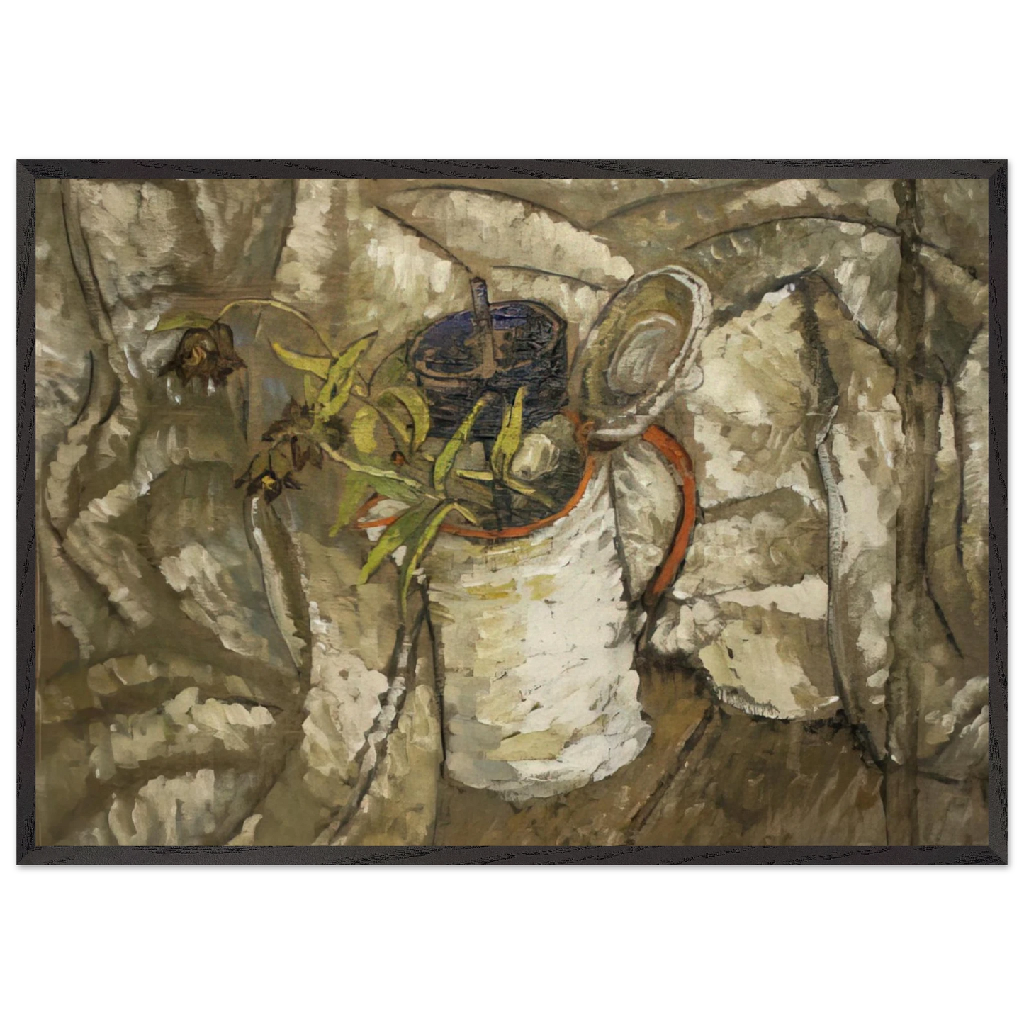 Untitled - 1935 - Morris Graves 70x100 cm / 28x40 inches Framed Art Print – Black Wooden Frame