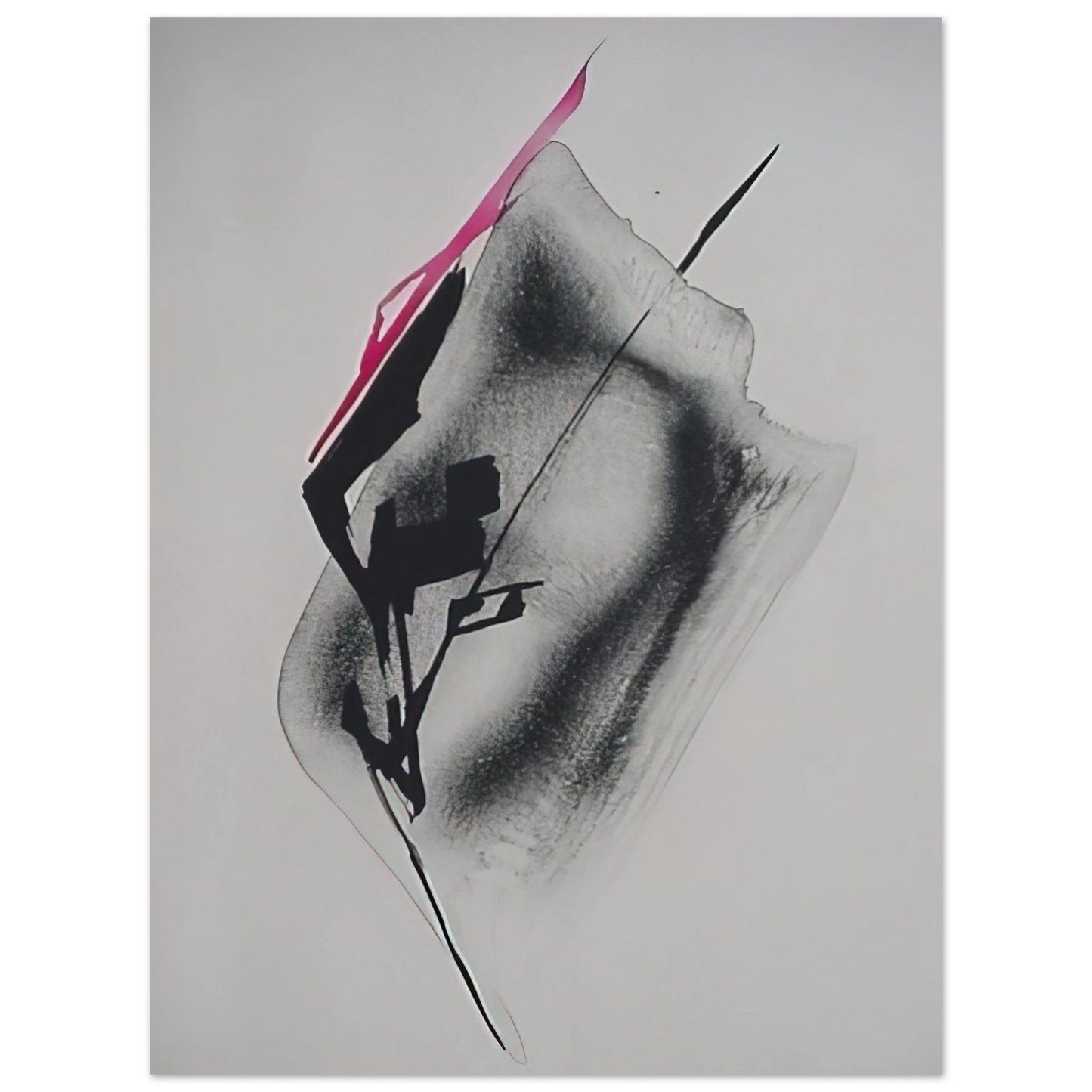 Toko Shinoda - Transparent Shadow - Abstract Expressionism 75x100 cm / 30x40inches Fine Art Poster