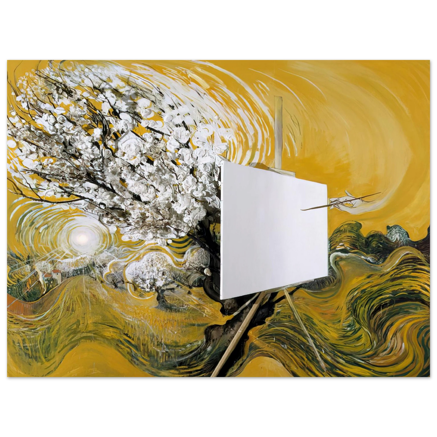Brett Whiteley - The Blossom Tree - 1982 75x100 cm / 30x40inches Fine Art Poster