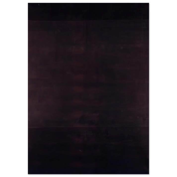 Mark Rothko - No. 4 - 1964 Wall Art - 60x80 cm / 24x32 inches - Premium Wooden Framed Poster With Fine Art Paper - Black frame