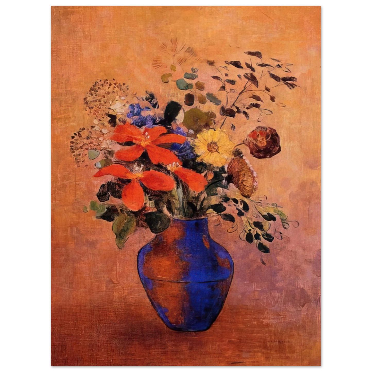 Odilon Redon - VASE OF FLOWERS 1 75x100 cm / 30x40inches Fine Art Poster