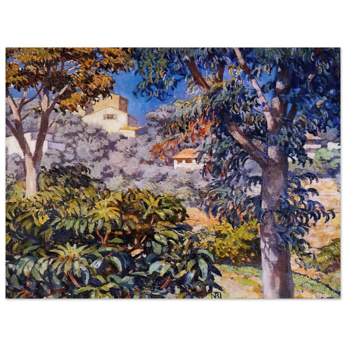 Theo van Rysselberghe - NOON LANDSCAPE 75x100 cm / 30x40inches Fine Art Poster