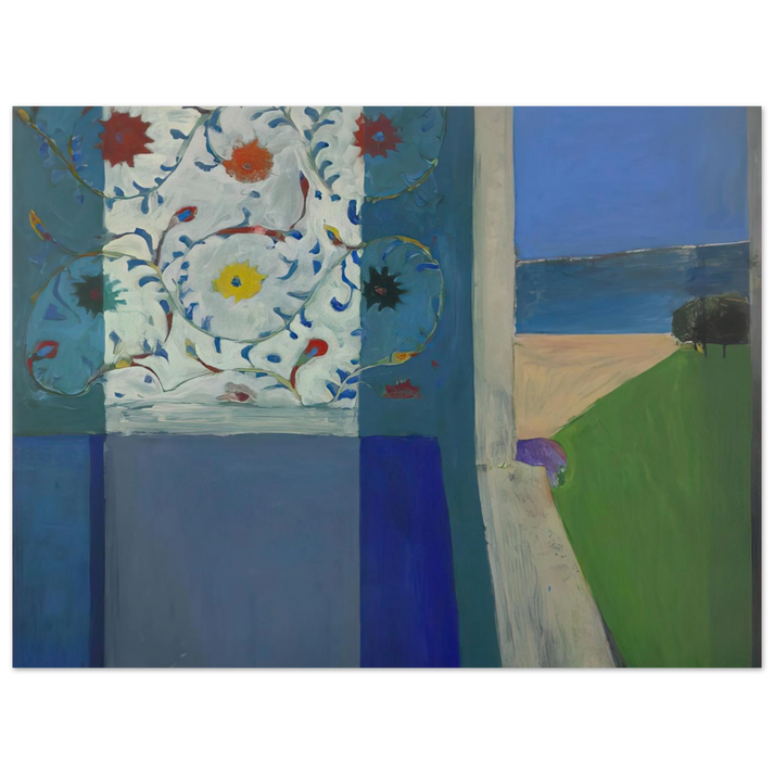 Richard Diebenkorn - Recollections of a Visit to Leningrad 75x100 cm / 30x40inches Fine Art Poster