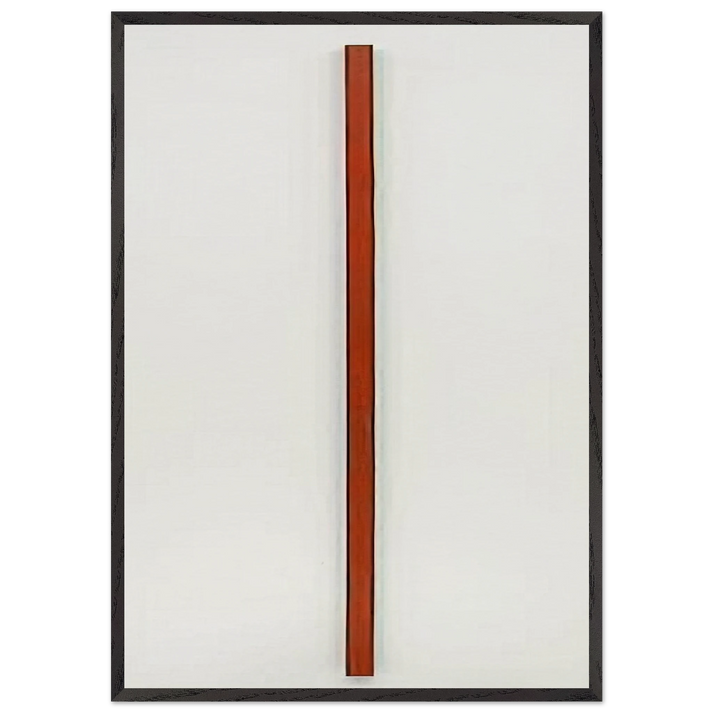 The Wild - Barnett Newman 70x100 cm / 28x40 inches Framed Art Print – Black Wooden Frame