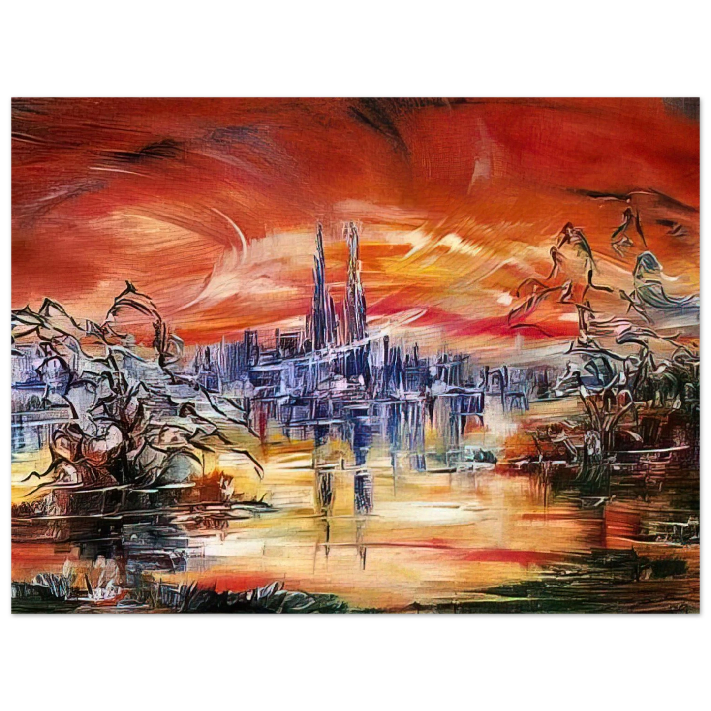 Konrad Zuse - Untitled - 1981 75x100 cm / 30x40inches Fine Art Poster