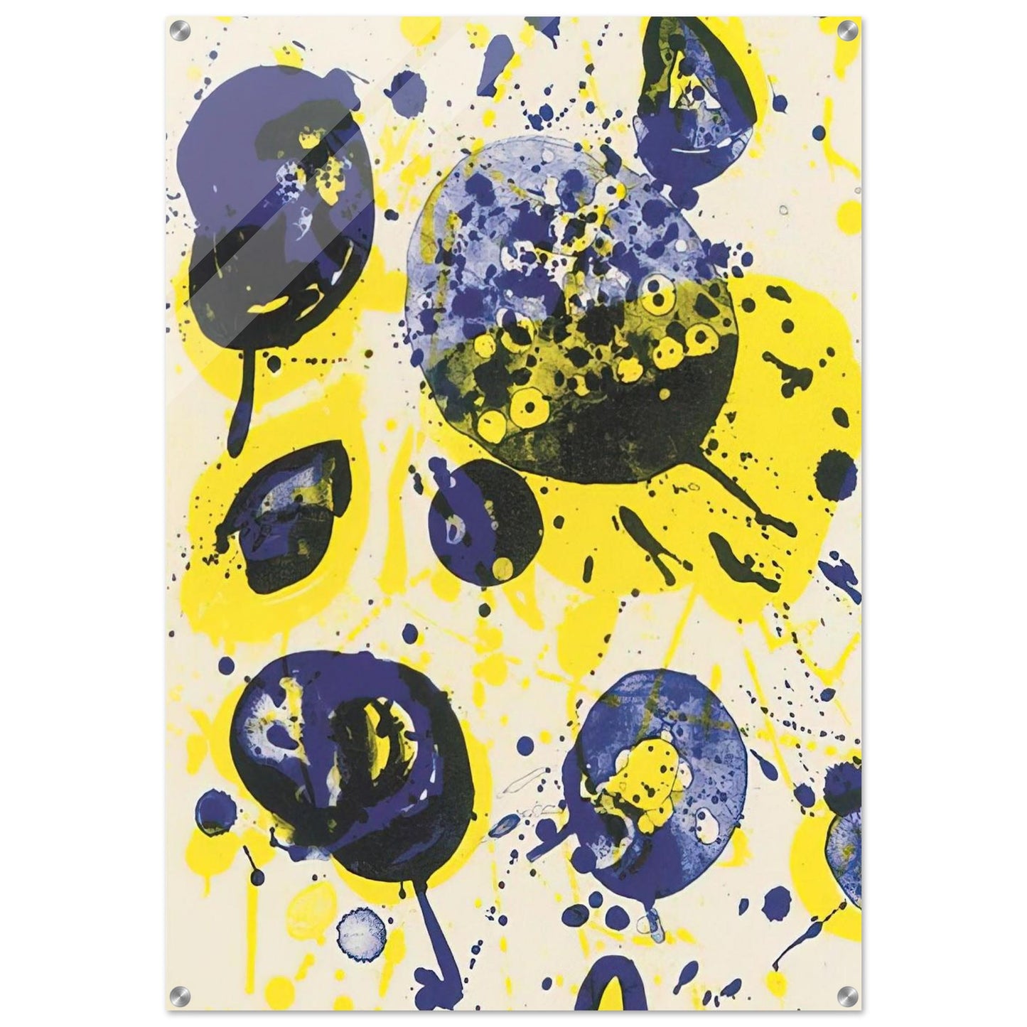 Untitled from Pasadena Box Lembark L61 - Sam Francis Acrylic Print - 70x100 cm / 28x40″ inches