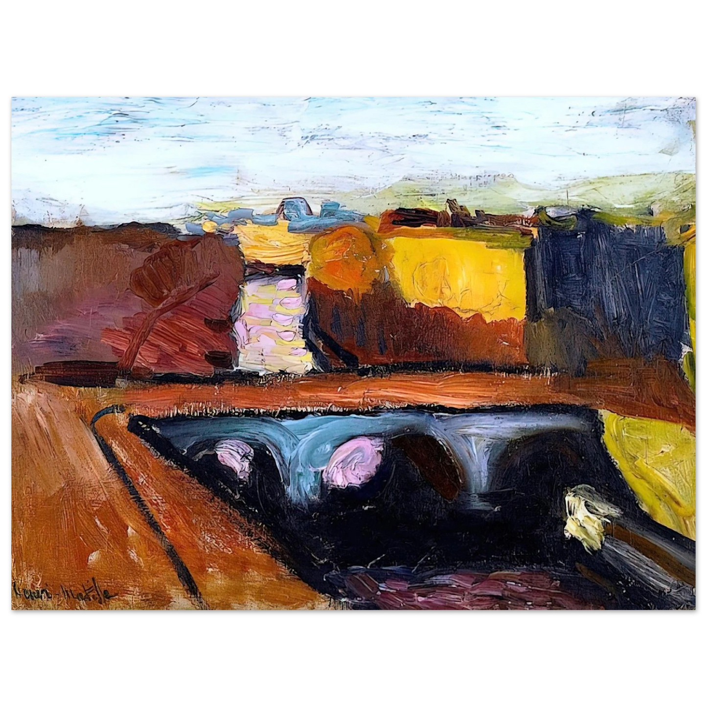 Henri Matisse - VIEW OF THE SEINE THE PONT SAINT MICHEL 1904 75x100 cm / 30x40inches Fine Art Poster