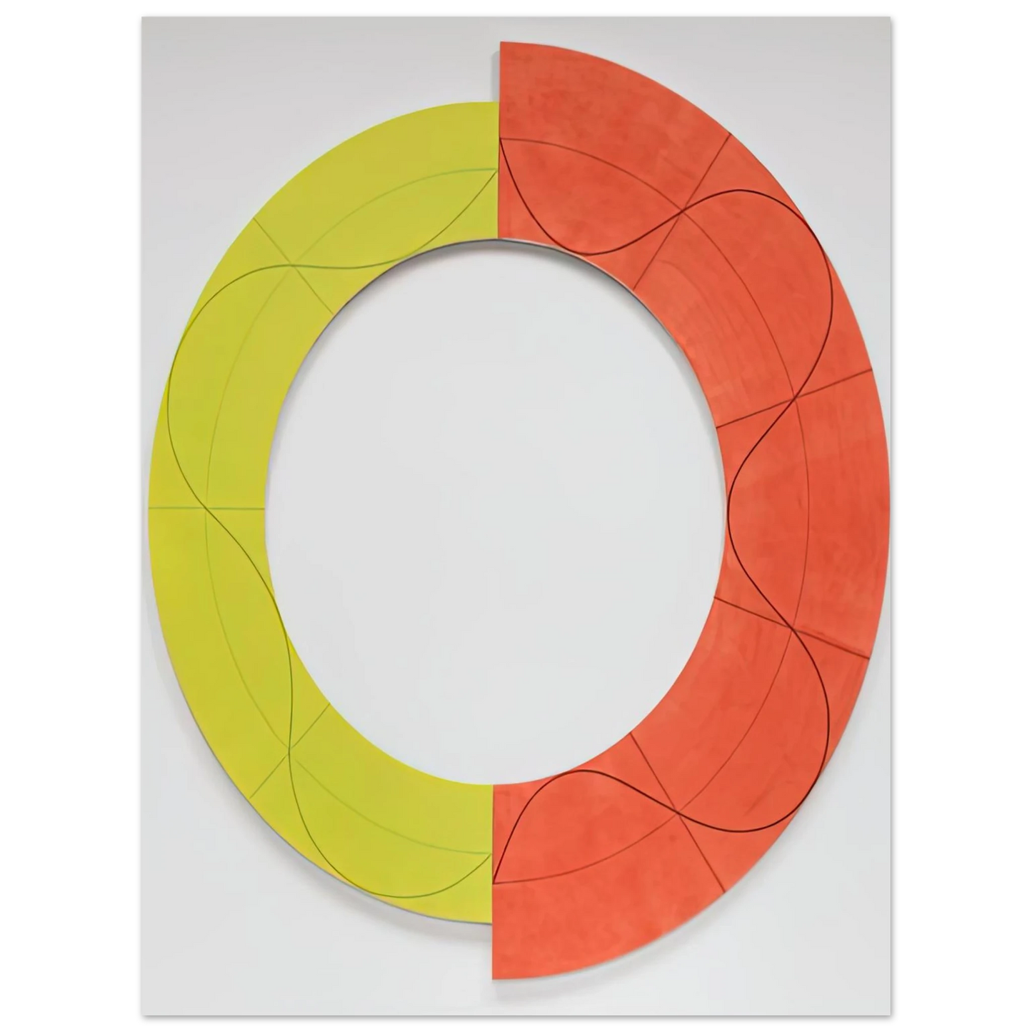 Robert Mangold - SPLIT RING IMAGE 1 2009 75x100 cm / 30x40inches Fine Art Poster