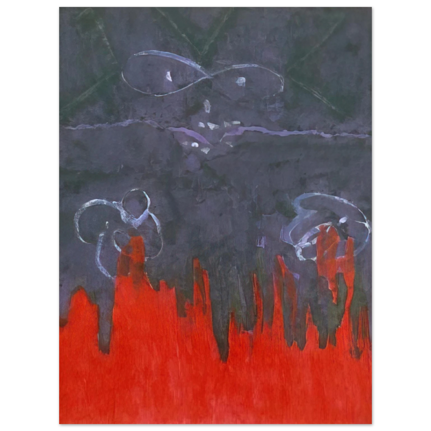 Theodoros Stamos - Infinity Field Torino Series #1 - 1986 75x100 cm / 30x40inches Fine Art Poster