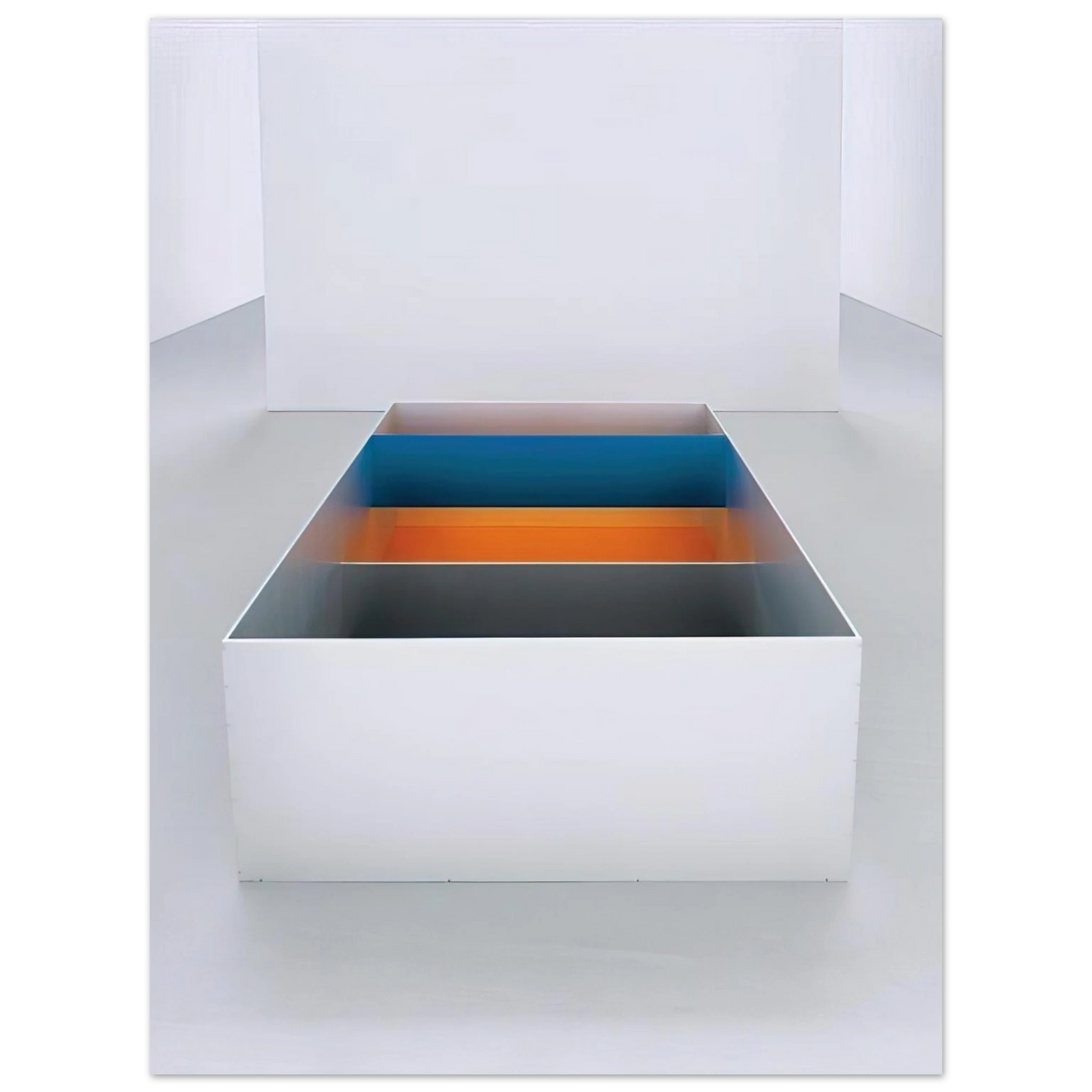 Donald Judd - Untitled 89-10 Menziken - 1989 75x100 cm / 30x40inches Fine Art Poster