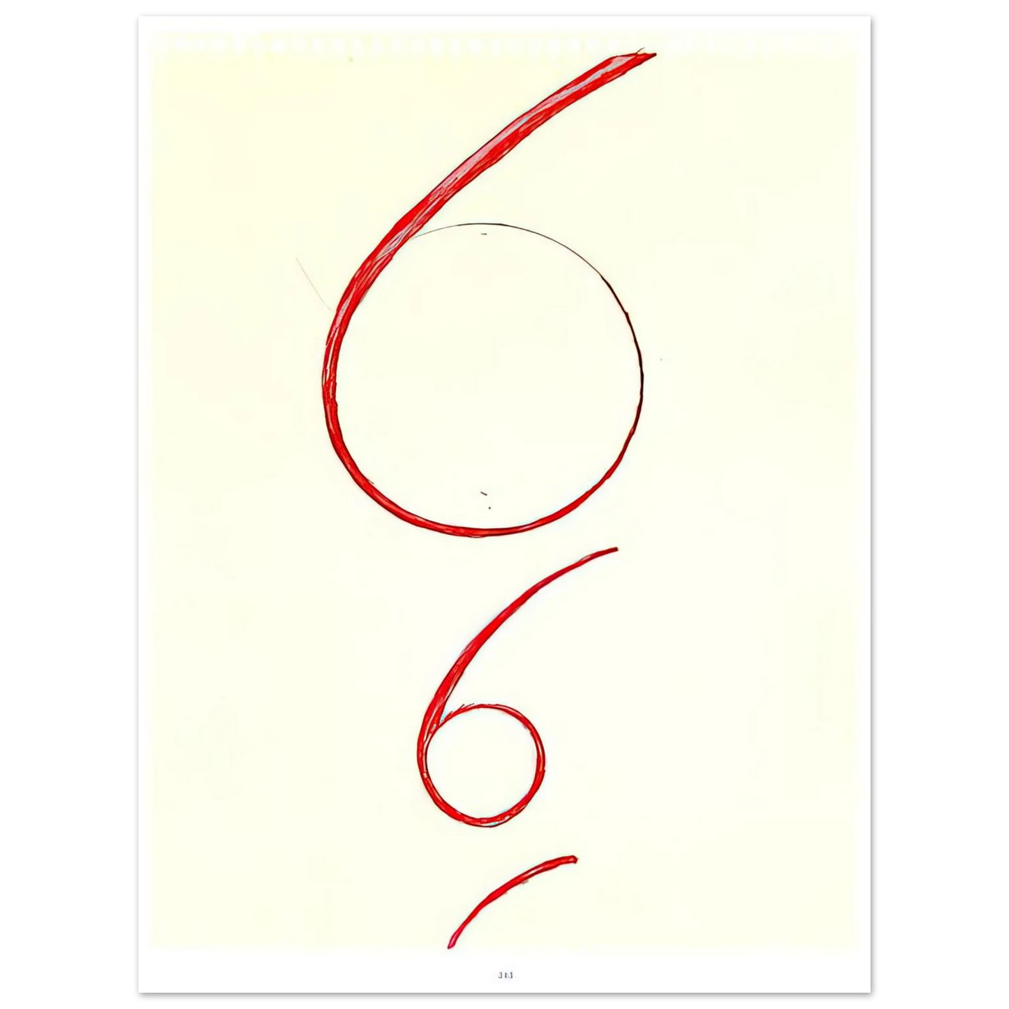 Louise Bourgeois - UNTITLED 1995 75x100 cm / 30x40inches Fine Art Poster