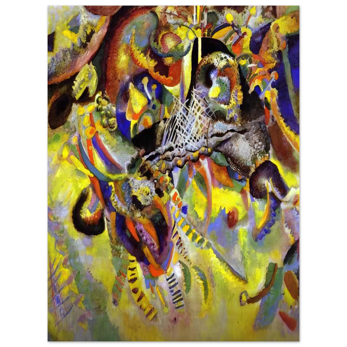 Wassily Kandinsky - FUGUE 1914 75x100 cm / 30x40inches Fine Art Poster