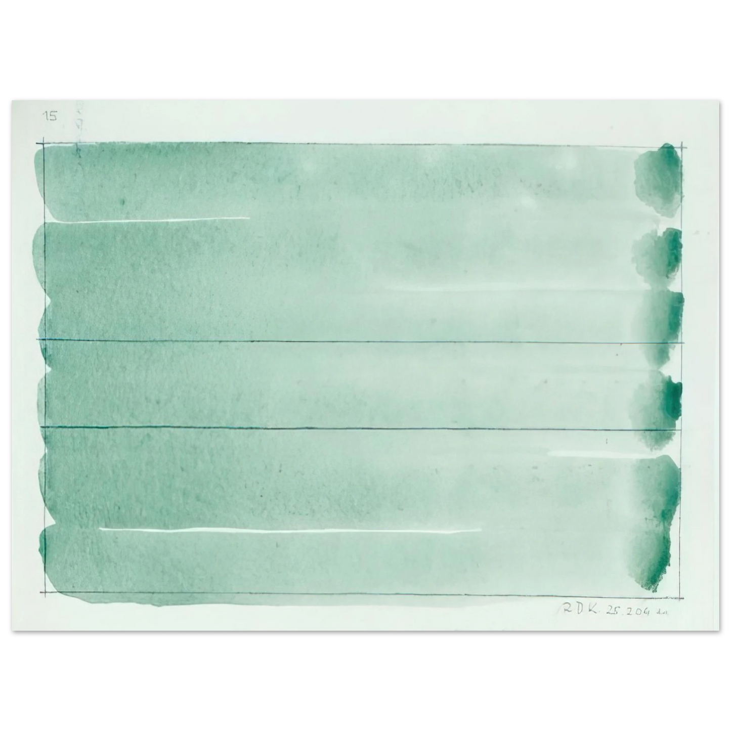 Raoul De Keyser - Untitled - 2004 75x100 cm / 30x40inches Fine Art Poster