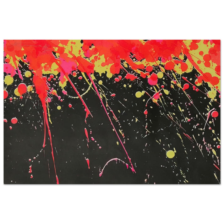 Fireworks - 1973 - Walasse Ting Art Prints - 100x150 cm / 40x60″ inches | Walasse Ting Poster | Walasse Ting Prints