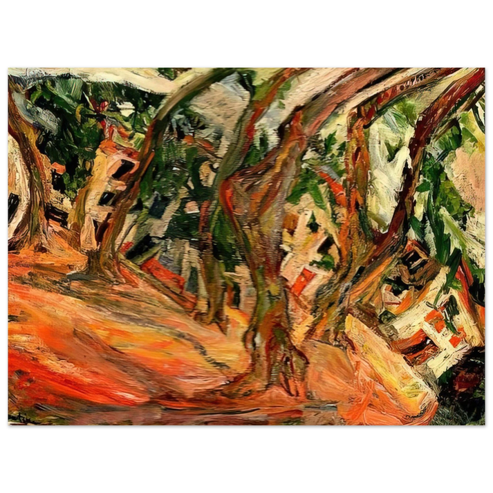 Chaim Soutine - PLANE TREES AT CERET 1920 75x100 cm / 30x40inches Fine Art Poster