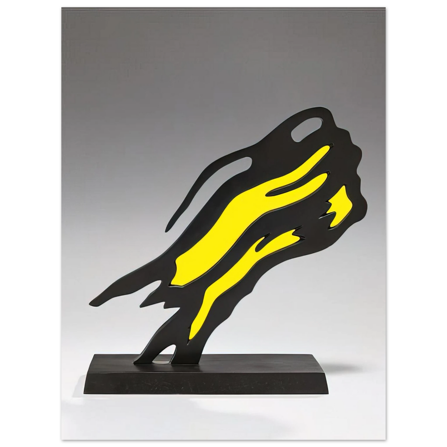 Roy Lichtenstein - WEISMAN AWARD YELLOW BRUSHSTROKE 1991 75x100 cm / 30x40inches Fine Art Poster