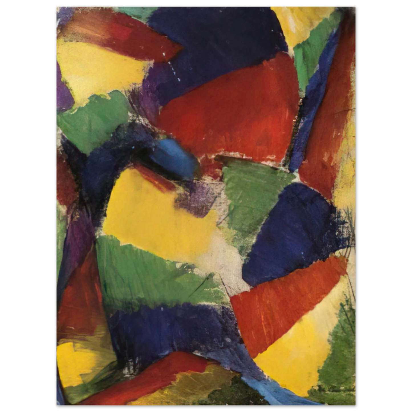 Morgan Russell - Synchromy to Light - Synchromism 75x100 cm / 30x40inches Fine Art Poster