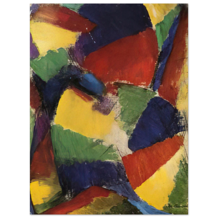 Morgan Russell - Synchromy to Light - Synchromism 75x100 cm / 30x40inches Fine Art Poster