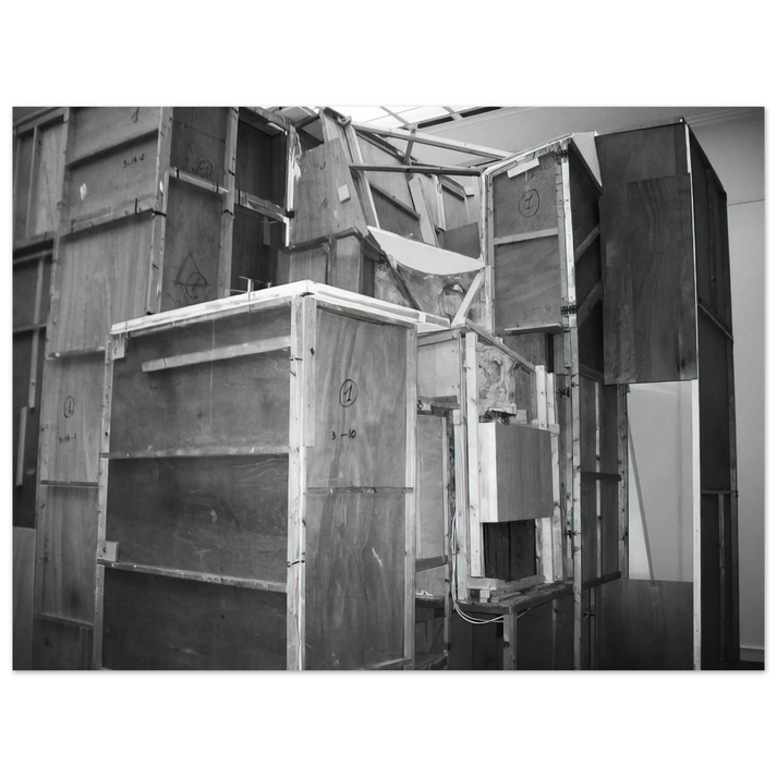 Kurt Schwitters - MERZBAU SEEN FROM THE OUTSIDE 1933 75x100 cm / 30x40inches Fine Art Poster