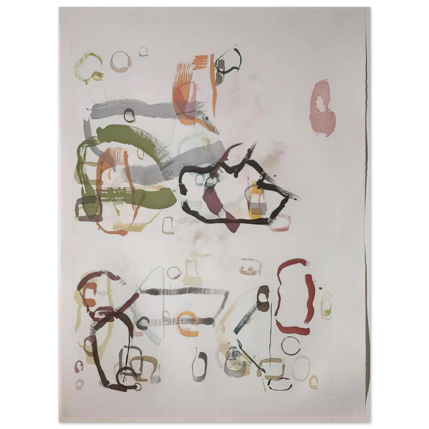 John Cage - 75 Stones - 1989 75x100 cm / 30x40inches Fine Art Poster